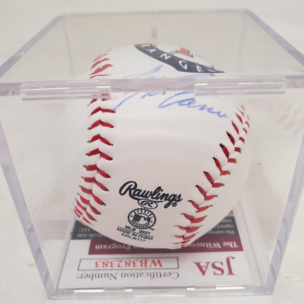Jose Canseco Autographed Official Major League Baseball with Display Case