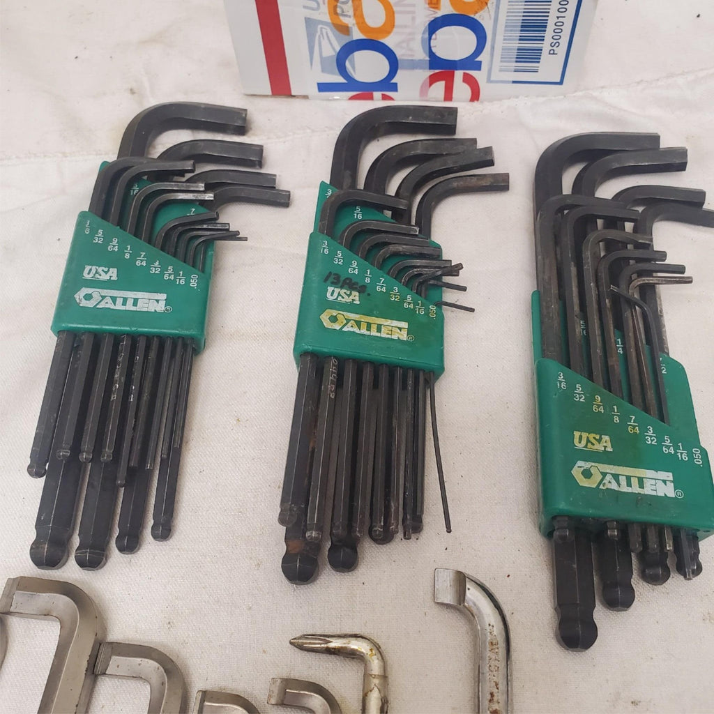 Lot of Assorted Hex Allen Wrench Key Set LOT-921