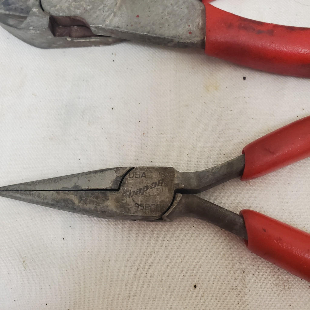 Lot of 4 Snap-on Soft Grip Handles Pliers & Cutters Set  LOT-881