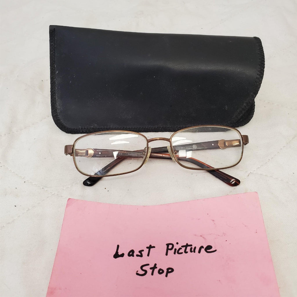 Catherine Deneuve CD-331 Gold Brown Eye glasses Frames with Case