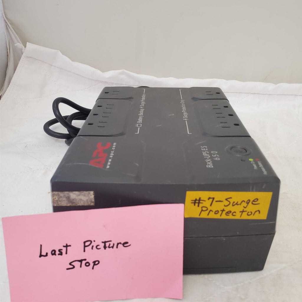 APC Back Up UPS ES 650 120V BE650R Surge Protected #7 (NO BATTERY INCLUDED)