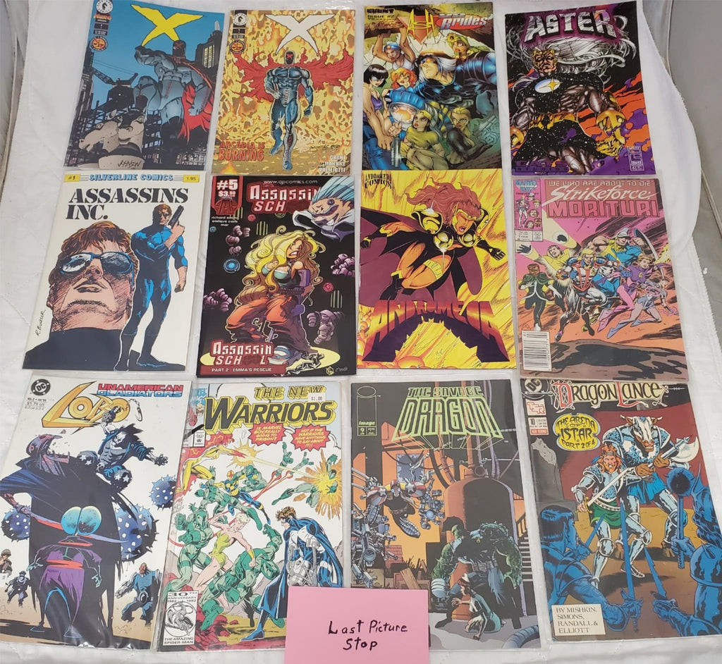 Lot of 12 Ash X Aster Assassins Inc. DC Marvel & Other Comic Books #9