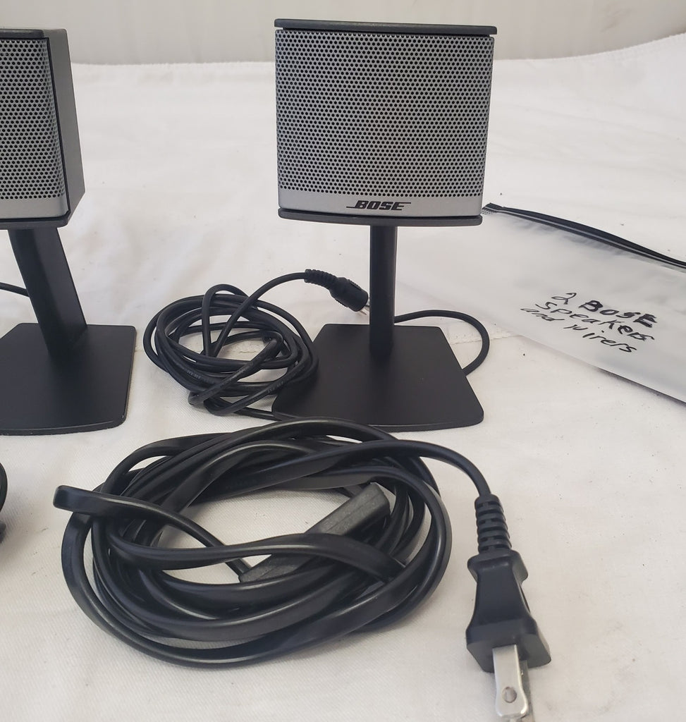 Set of 2 Bose Companion 3 Series II Multimedia Satellite Speakers