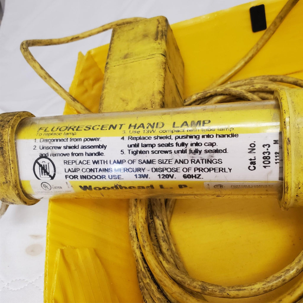 Woodhead Fluorescent Portable Handheld Work Light LOT-864