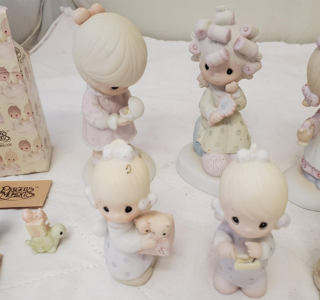 Lot of Ensco Precious Moments, Jonathan David & other Various Figurines