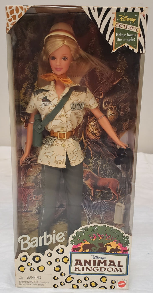 1998 Disney Animal Kingdom Barbie DollExclusive Mattel  #20363