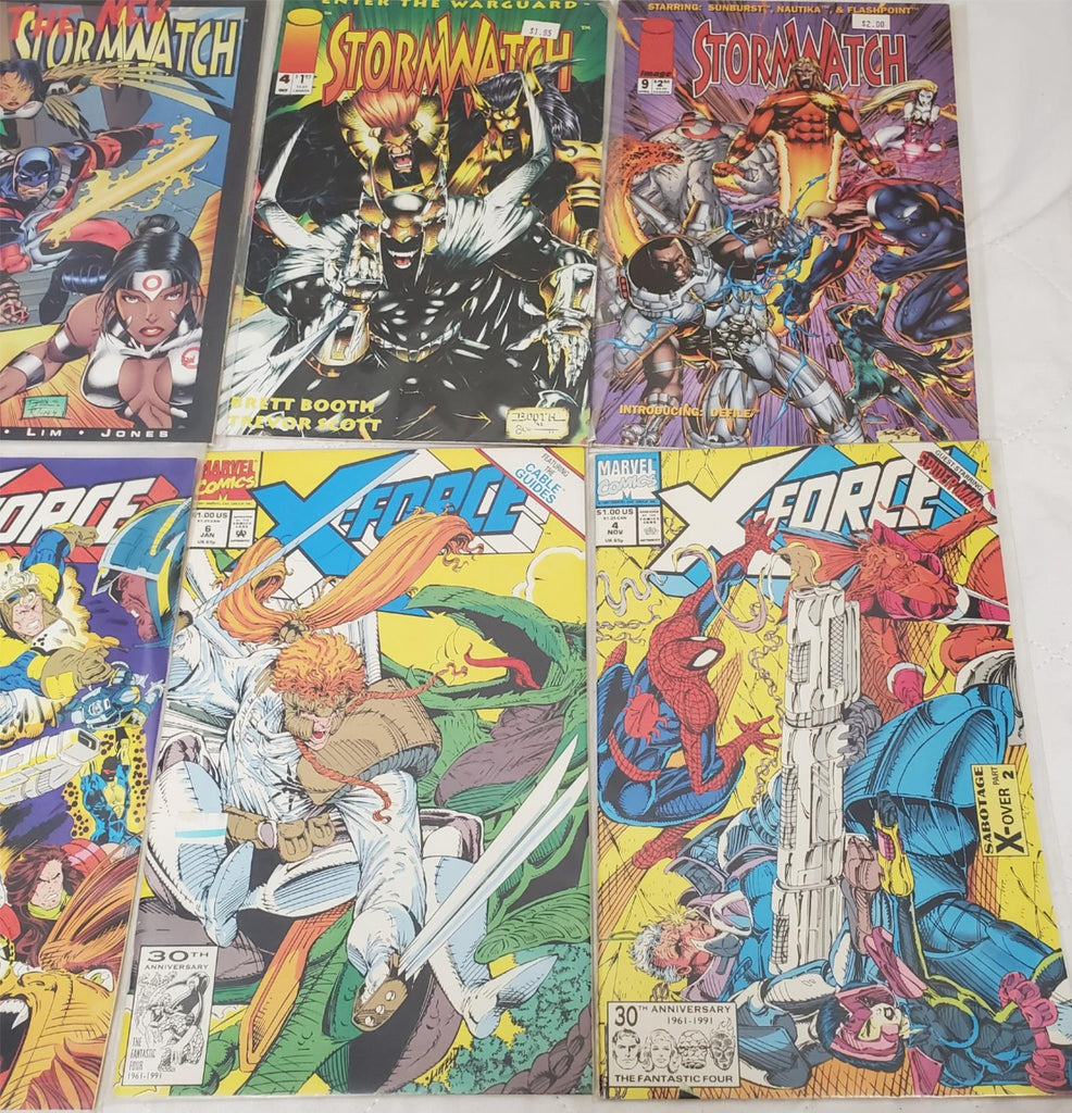 Lot of 12 Assoretd DC Batman Astrocity StormWatch & Marvel XForce Comic Books #4
