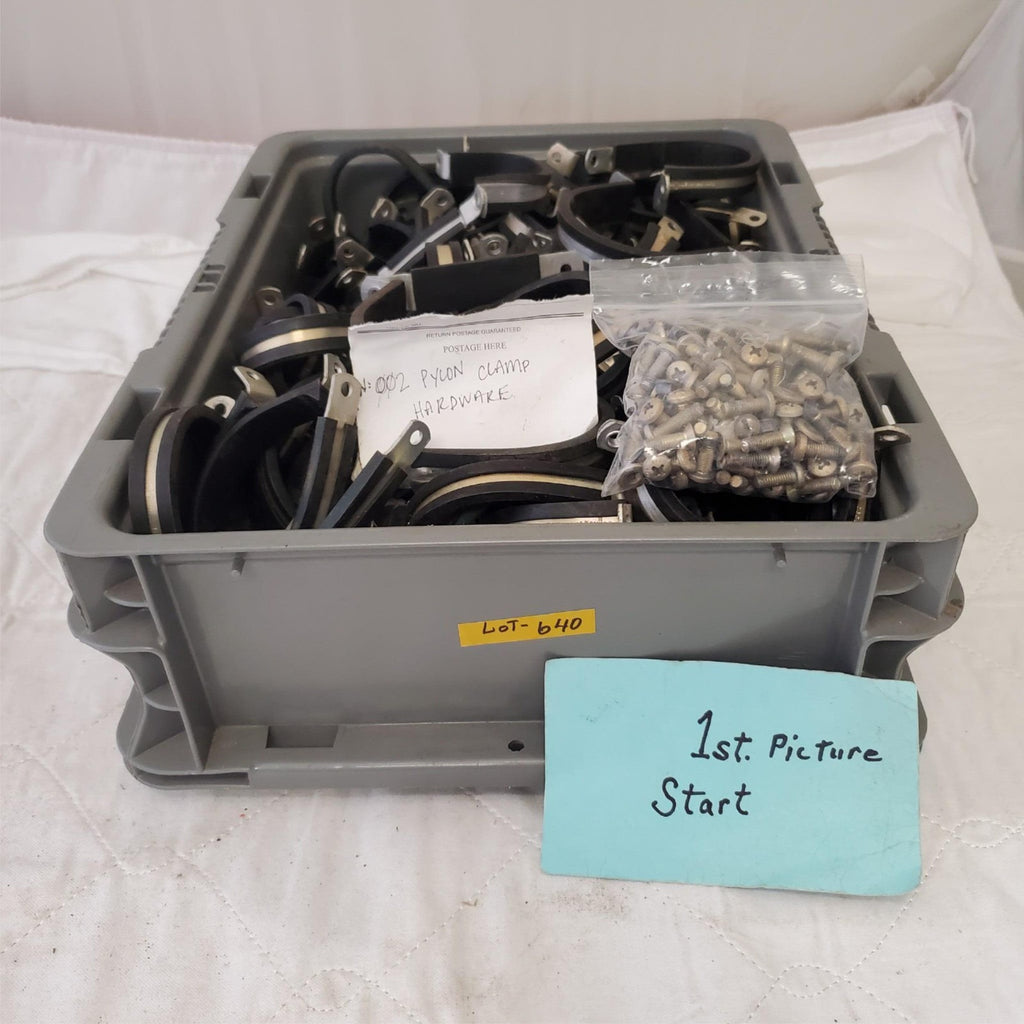 Lot of Assorted Cushion Clamps Black Galvanized Steel LOT 640