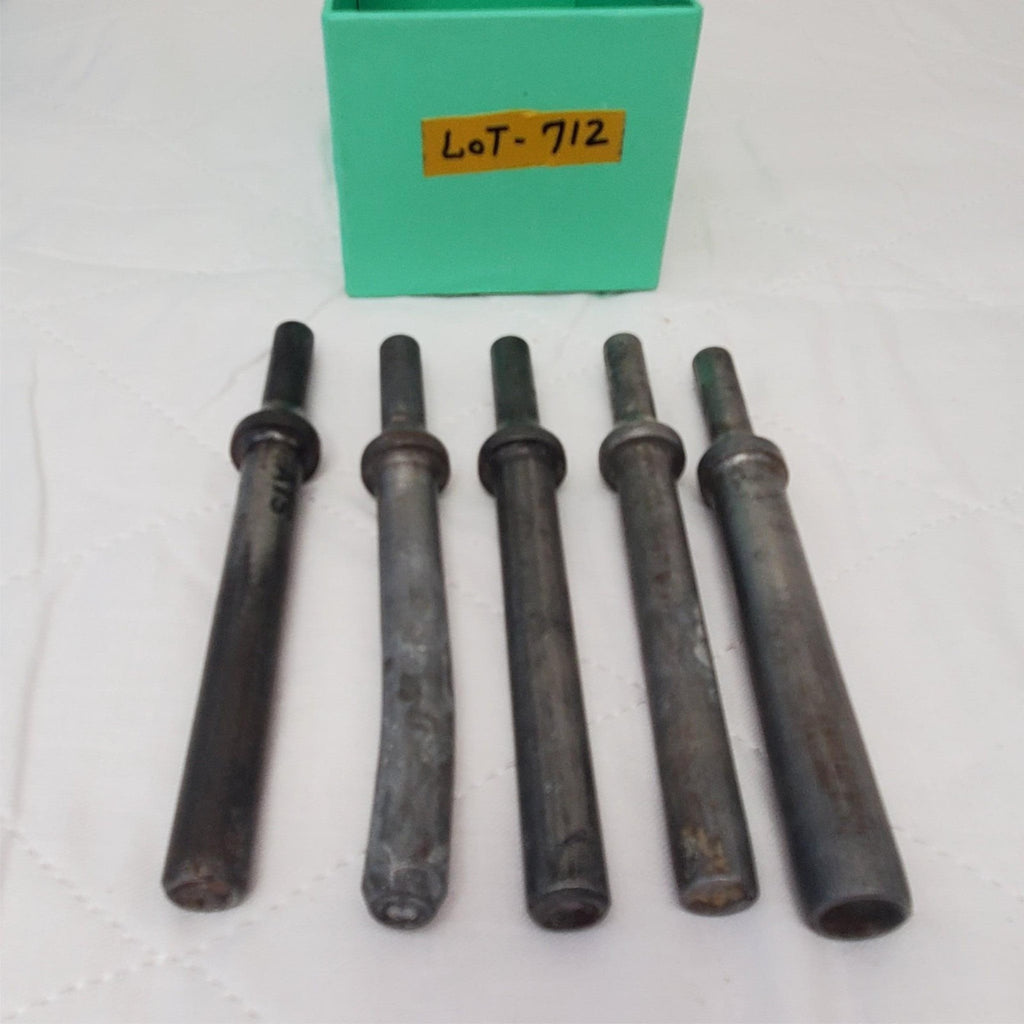 Lot of 5 Air Rivet Hammer Bits Accessories LOT-702