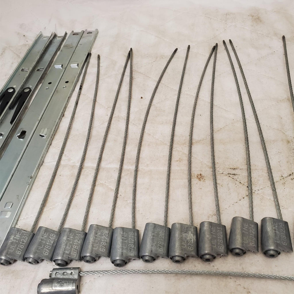 Lot of 29 Assorted Inner Outer Rail Rack Mount & Uline Cable Seal LOT198