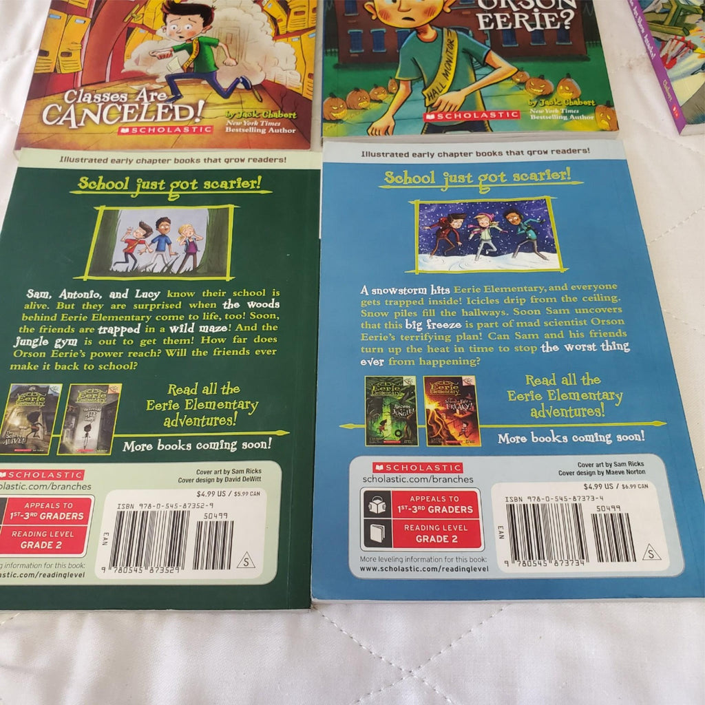 Lot of Assorted Last Kid on Earth & Eerie Elementary Series Books