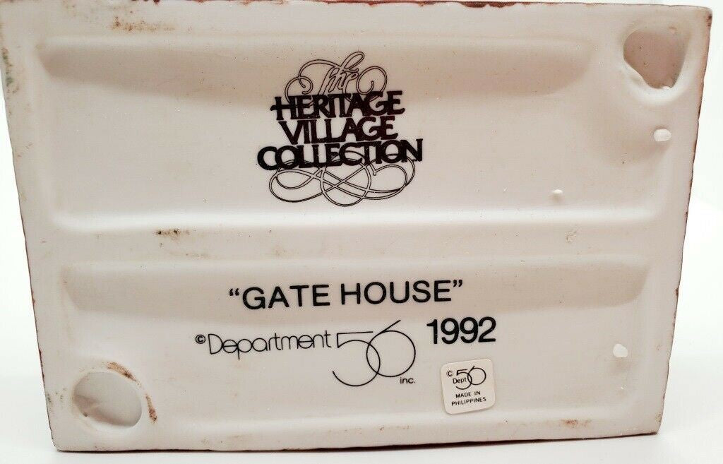 Gate House 1992 Department 56 Heritage Village Collection 5530-1 In Box