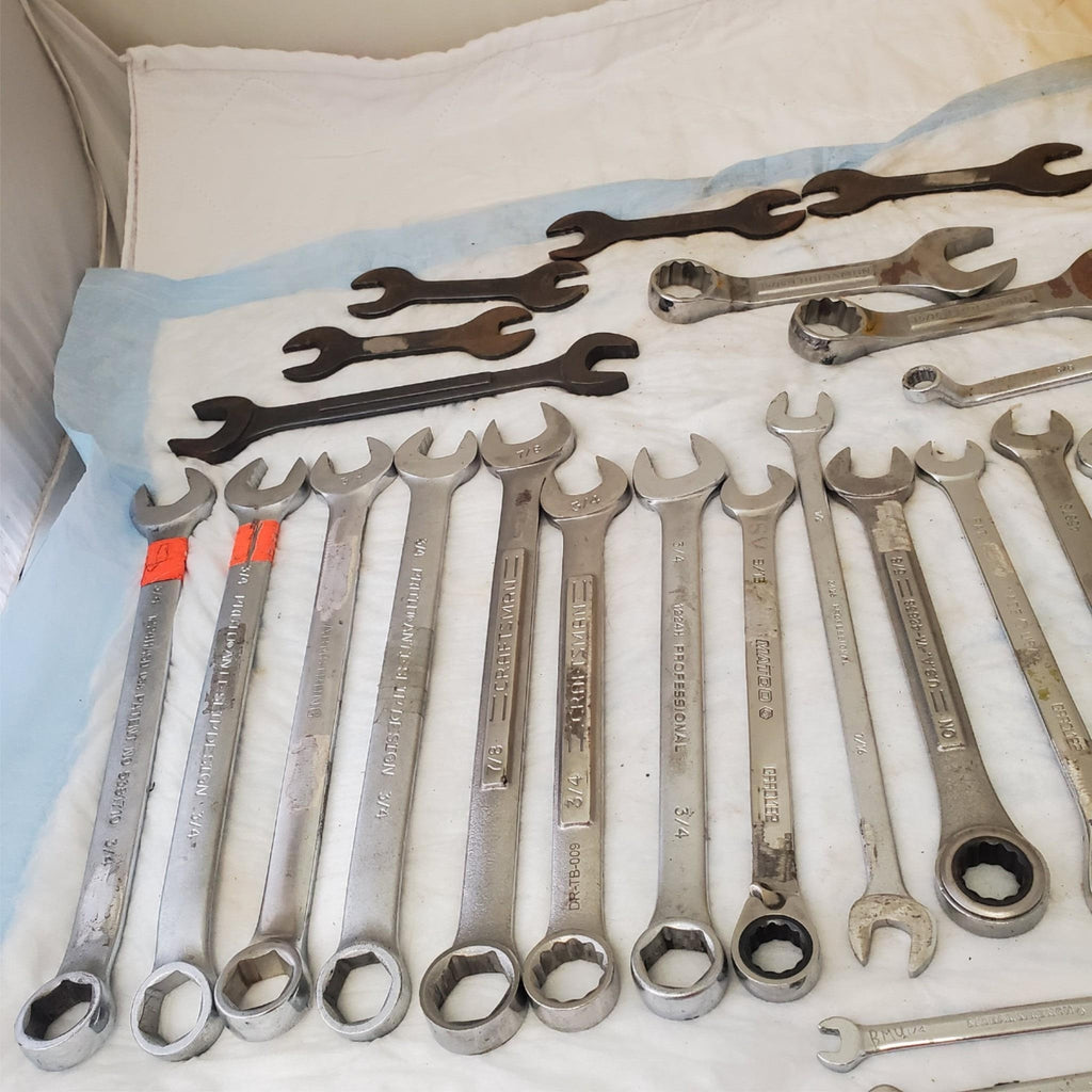 Lot of 56 Pieces Miscellaneous Assortment of Wrench Tools LOT149